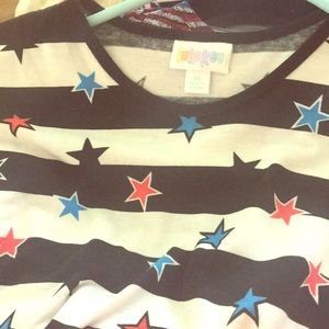 Gracie 14 red white blue and black star Gracie